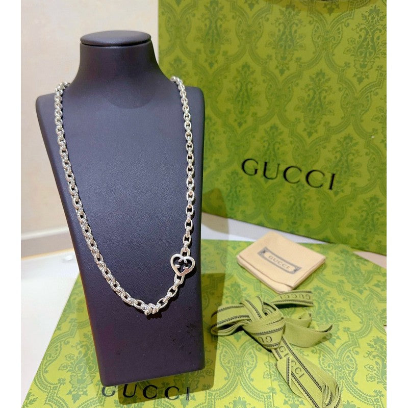 18K Double Gucci Classic Chain Necklace