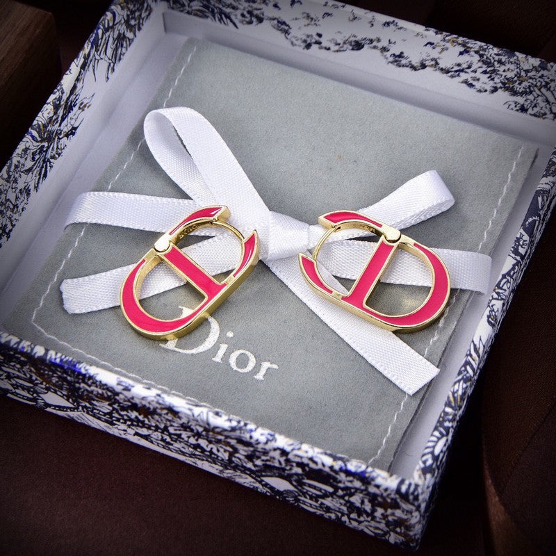 18K Dior 30 Montaigne Pink Earring
